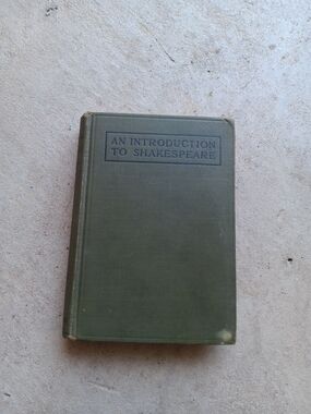 Antique 1910 An Introduction to Shakespeare Book